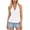 White, variant on Halter Tops for Women Backless Sleeveless Dressy Casual Blouse Wrap Deep V Neck Strapless Cute Shirts