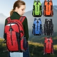 thumbnail image 7 of High Capacity Functional Backpack, Water-Resistant Outdoor Travel Bag, Multi-Compartment Hiking Climb Pack with Double Shoulder Hip Belt, Lightweight Polyester Sports Bag, 7 of 7