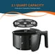 thumbnail image 3 of Elite Gourmet EAF0201X Freidora de aire caliente eléctrica compacta personal que ahorra espacio, cocina saludable sin aceite, temporizador y controles de temperatura, 1000 W, 2,1 cuartos, negro, 3 of 5
