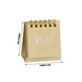 thumbnail image 2 of 2025 Mini Desk Calendar - Compact Table Decoration with Clear Dates for Home & Office Organization, 2 of 6