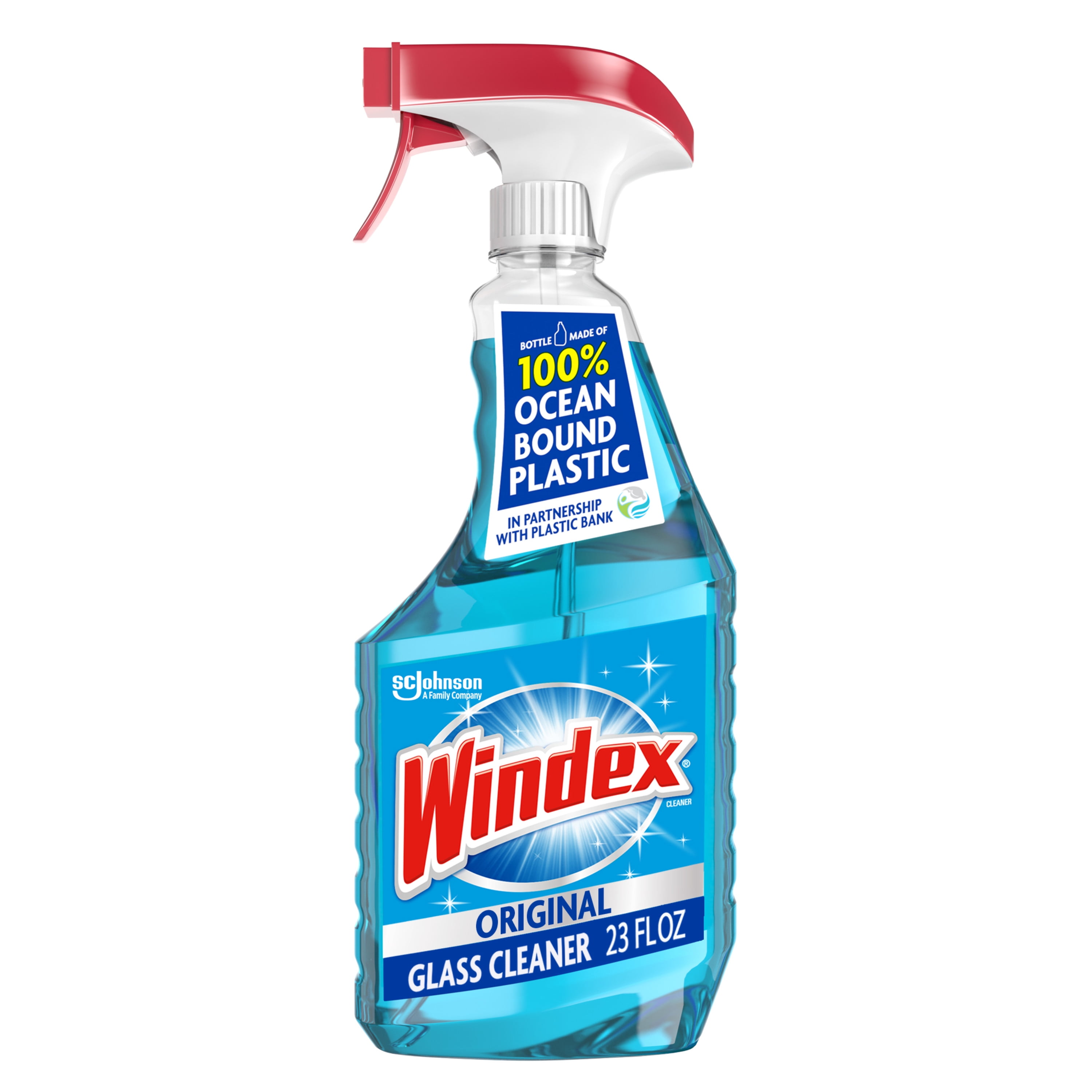 Windex Glass Cleaner, Original Blue, Spray Bottle, 23 fl oz - Walmart.com.
