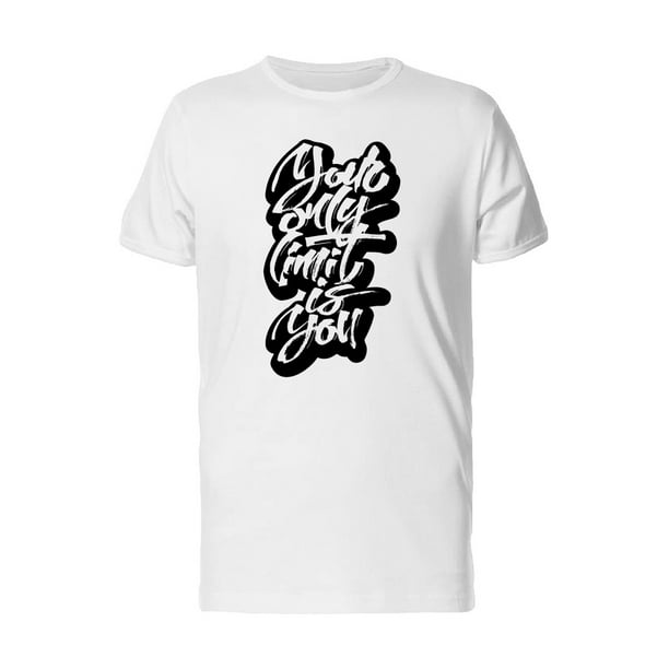 Smartprints Only Limit Is You Grunge Quote Tee Men S Image By Shutterstock Walmart Com Walmart Com Smartprints Only Limit Is You Grunge Quote Tee Men S Image By Shutterstock Walmart Com Walmart Com