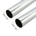 thumbnail image 3 of Uxcell 36mm and 38mm 505mm Long Extension Straight Wand Steel Tube Vacuum Cleaner Accessory 2Pcs, 3 of 5