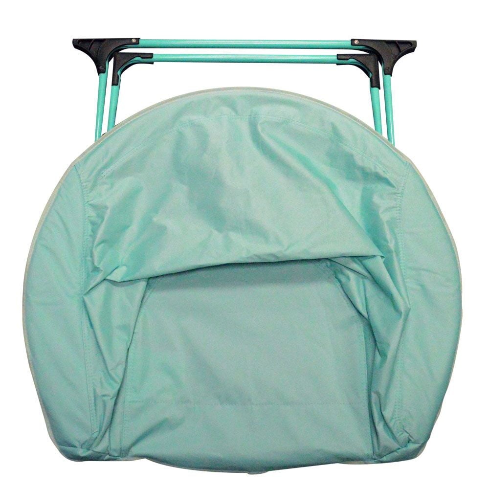 Impact Canopy Luna Lightweight Portable Folding Dorm Chair, Turquoise
