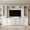 White, variant on YWEN 4-Piece Entertainment Center Wall Unit for TVs up to 75", Farmhouse Wall TV Stand with Adjustable Bookshelves, 2 Drawers & 6 Doors, Rustic Large Media Console for Living Room, White