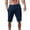 Blue 1, variant on Men's Casual Shorts ,Casual Summer Shorts Linen Blend Elastic Waist With Pockets Loose Fit (Beige ,3X-Large)