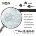 thumbnail image 3 of full size premium mattress pad protector - waterproof & hypoallergenic cover - vinyl free, terry cotton topper - by calmnitetm, 3 of 6