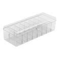 thumbnail image 3 of Yinanstore Card Deck Box Game Card Holder Storage Container Baseball Card Can Hold 700+ Cards with 7 Removeable Divider Acrylic Card Box Clear, 3 of 7