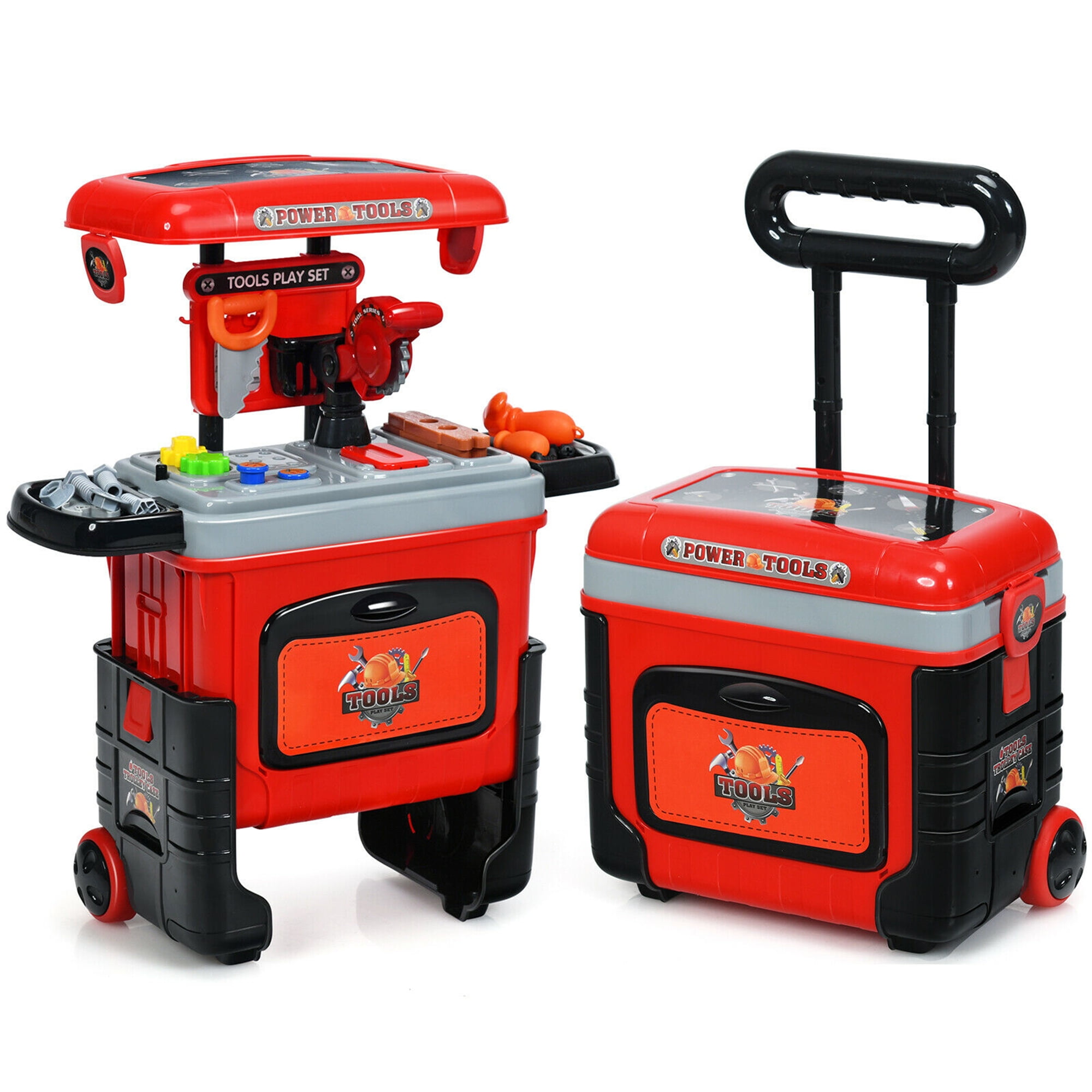 2-in-1 Travel Suitcase Tool Set for Children