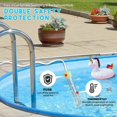 thumbnail image 2 of Travel Immersion Heater, Electric Immersion Pool Heater with Stainless Steel Guard for In-Ground Swimming Pools, Black, One Piece, 2 of 5