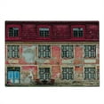 thumbnail image 2 of Urban Cutting Board, Old Aged Building in City Tallinn Estonia Antique Structure Windows, Decorative Tempered Glass Cutting and Serving Board, Large Size, Ruby Pink Sky Blue, by Ambesonne, 2 of 5