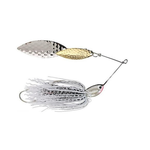 Northland RRTW7-113 Reed-Runner Pro-Model Tandem Spin SpinnerBait 3/4oz, 1/Cd White Bass, Reed-Runner Pro-Model Tandem S