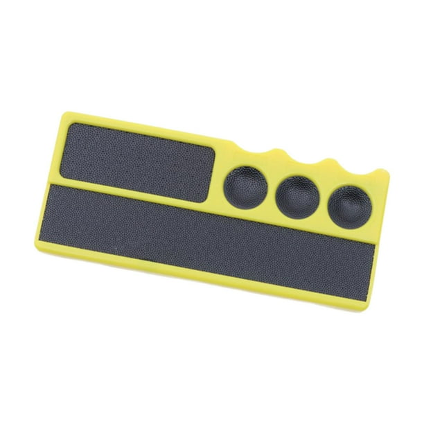 Herramienta de reparación de puntas de taco de billar, accesorios para tacos de billar, fijador multifuncional de tacos de billar Amarillo