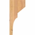 thumbnail image 3 of 5 1/2"W x 10"D x 22"H Monterey Smooth Corbel, Western Red Cedar, 3 of 9