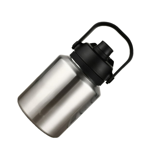 fastboy Grande Gourde 12 Heures Isolation Froide Étanche Demi-Gallon Bouteille d'Eau Isolée Couleur Acier