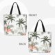 thumbnail image 2 of Disketp Vintage Palm Trees Bolsa Tote de Lona para Mujer, Bolso de Hombro y Cruzado con Cierre de Cremallera, 2 of 7