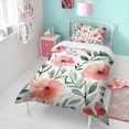 thumbnail image 4 of Pioneer Flower Pattern Duvet Cover and Pillowcase Set for Single Bedding, Bedroom Accessories for Kids Teens, 4 of 5