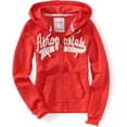 thumbnail image 1 of Aeropostale Sudadera con capucha y cremallera completa para mujer, rojo, pequeño Aeropostale Sudadera, 1 of 1