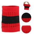 thumbnail image 3 of Unique Bargains 1 Pc Perspiration-wicking Wrist Sweatbands Breathable Sweatbands Wristband Cycling Red Black, 3 of 6