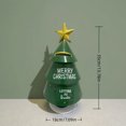 thumbnail image 3 of Merry Christmas Letter to Santa Wrought Iron Christmas Tree Mailbox, Holiday Furniture and Garden Decoration,Green, 3 of 7