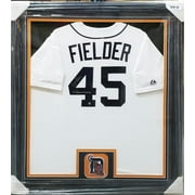 30x34 Framed Detroit Baseball Item - Cecil Fielder