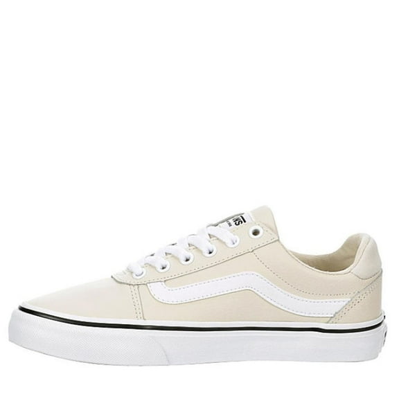 Vans Unisex Ward Deluxe Lace up Low Cut Design Sneaker - Tumble Leather Birch 10