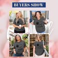 thumbnail image 6 of XCHQRTI Just Breathe Dandelion Women Tshirt Plus Size Graphic Shirt Short Sleeve Loose Tee Tops, 6 of 11