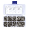 thumbnail image 3 of 800Pcs Stainless Steel Self Tapping Screw Assortment Kit Lock Nut Wood Thread Nail Screw Sets M2, 3 of 5