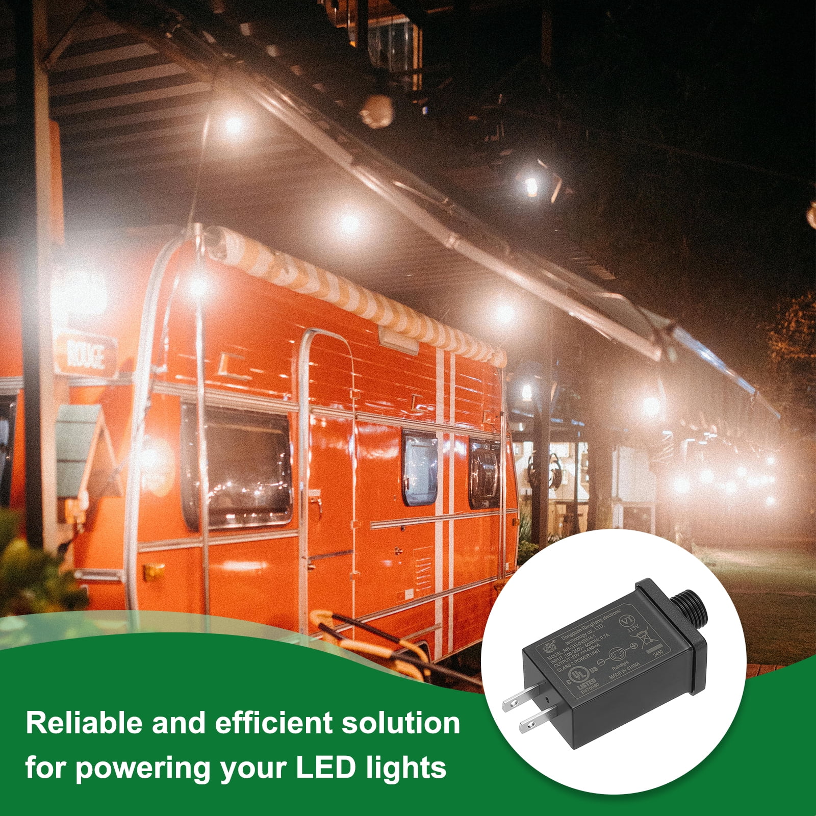 Uxcell 29V 13W LED Power Supply, 3pcs DC Low Voltage Transformer IP44 LED Driver, Black