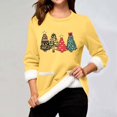 thumbnail image 2 of Luvior Christmas Sweatshirt for Women Crewneck Sequin Tree Sweater Sweatshirts Colorful Graphic Shirt Xmas Holiday Party, 2 of 4