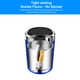 thumbnail image 4 of Cenicero para coche con tapa | Cenicero desmontable de acero inoxidable antiolores | Cenicero portátil fácil de limpiar para coche, oficina o casa | Mini cubo de basura con luz LED azul, 4 of 9