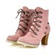 thumbnail image 4 of Botas Retro de moda para mujer, botas coreanas de tacón alto con remaches antideslizantes, botas cortas de talla grande 34-43, 4 of 5
