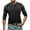 Black, variant on Hipattires Mens Long Sleeve Shirts Tops Henley Pullover Solid Color , Spring/Winter Lightweight Button Shirts for Men Round Collar