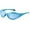 Blue/Blue Mirror Lens, variant on Trendy Y2K Rave Sunglasses Fashion Stylish Wrap Around Sporty Sun Glasses Goggles