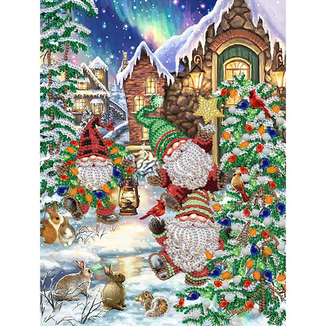 Diamond Painting 5D DIY Parcial Special Shaped Drill Goblin Home Decor (HB320) Hugtrwg Para estrenar
