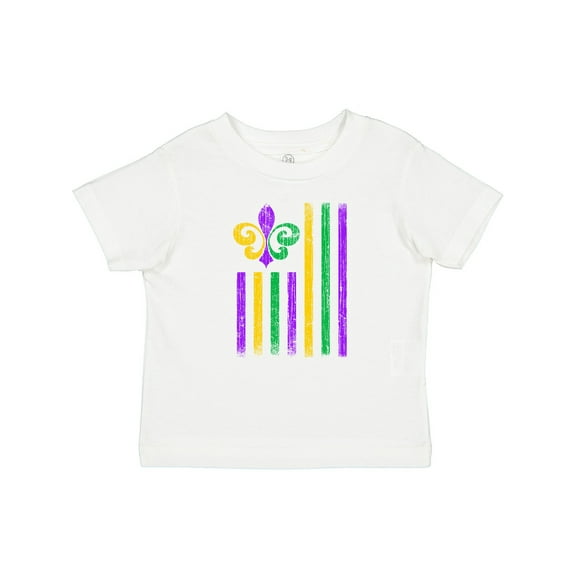 Inktastic Mardi Gras Flag 2 Boys or Girls Baby T-Shirt