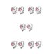 thumbnail image 3 of Pendientes de cobre Jumpingount joyería de moda mano de obra fina dulce regalo cierre de piel ligero Rosa, 3 of 6
