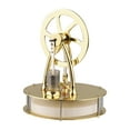thumbnail image 1 of Low Temperature Stirling Engine Assembled Electricity Generator Heat Experiment Physical Generator Model with Flywheel Design Science Experiment DIY Education Toy for Teacher Adults Kids Sch, 1 of 7