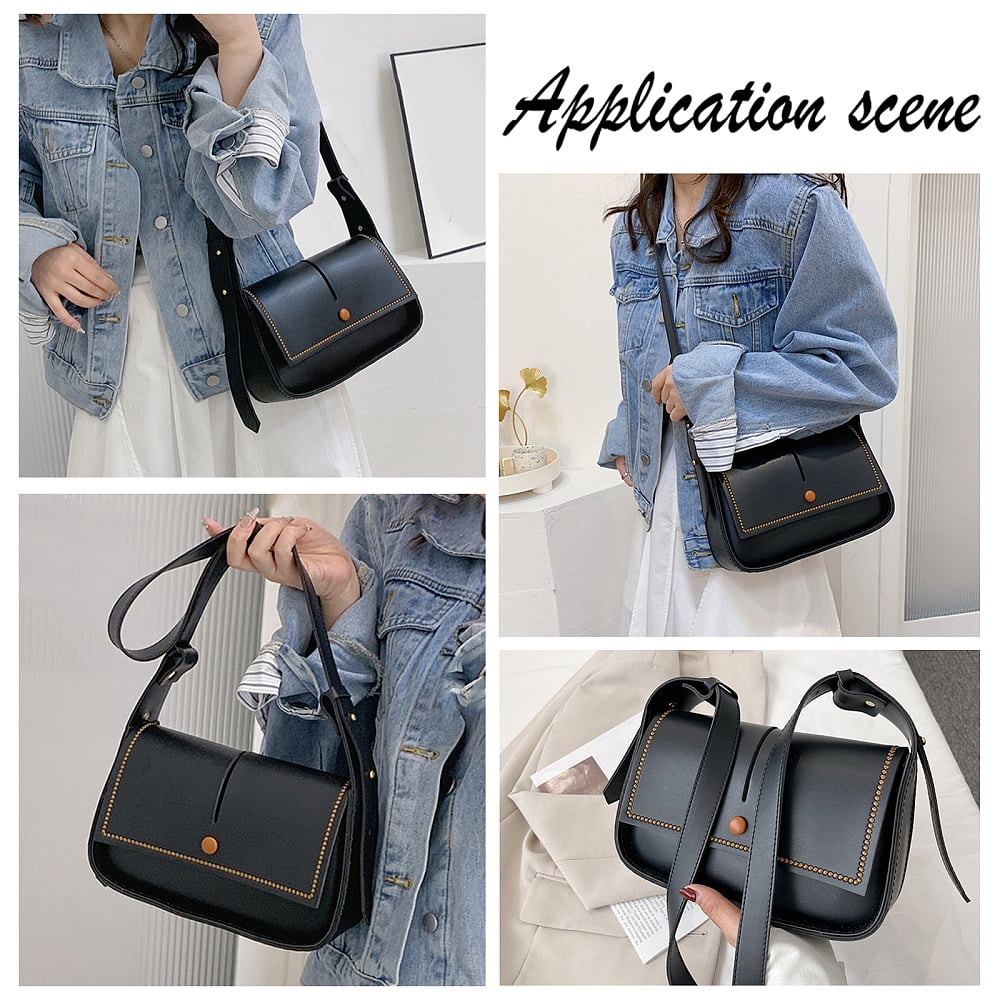31pcs DIY Leather bag Sewing Kit PU Leather Knitting Crochet bag Making Materials Leather Pattern Craft Purse Sewing Supplies Handbag Purse Stitching Tool set