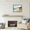 thumbnail image 3 of Stupell Industries Abstract Beach Scenery Landscape Painting Gold Floater Framed Canvas Art Print Wall Art, 31 x 25, 3 of 10
