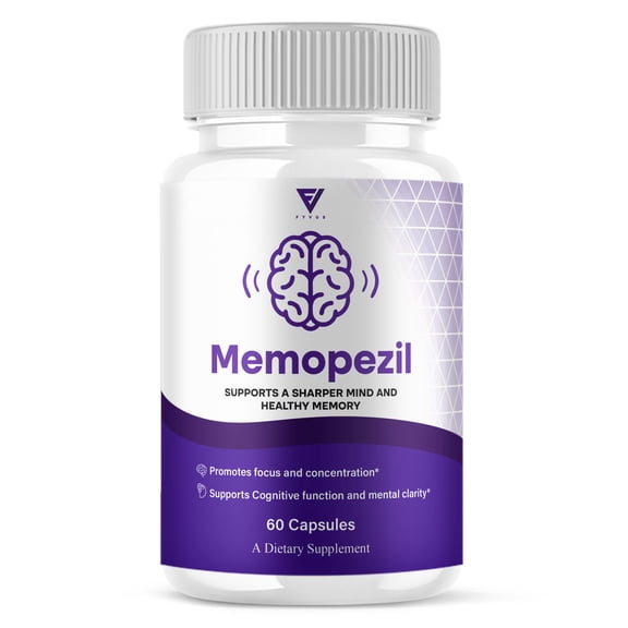 Memopezil Premium Health & Wellness Nootropic Supplement (60 Capsules)