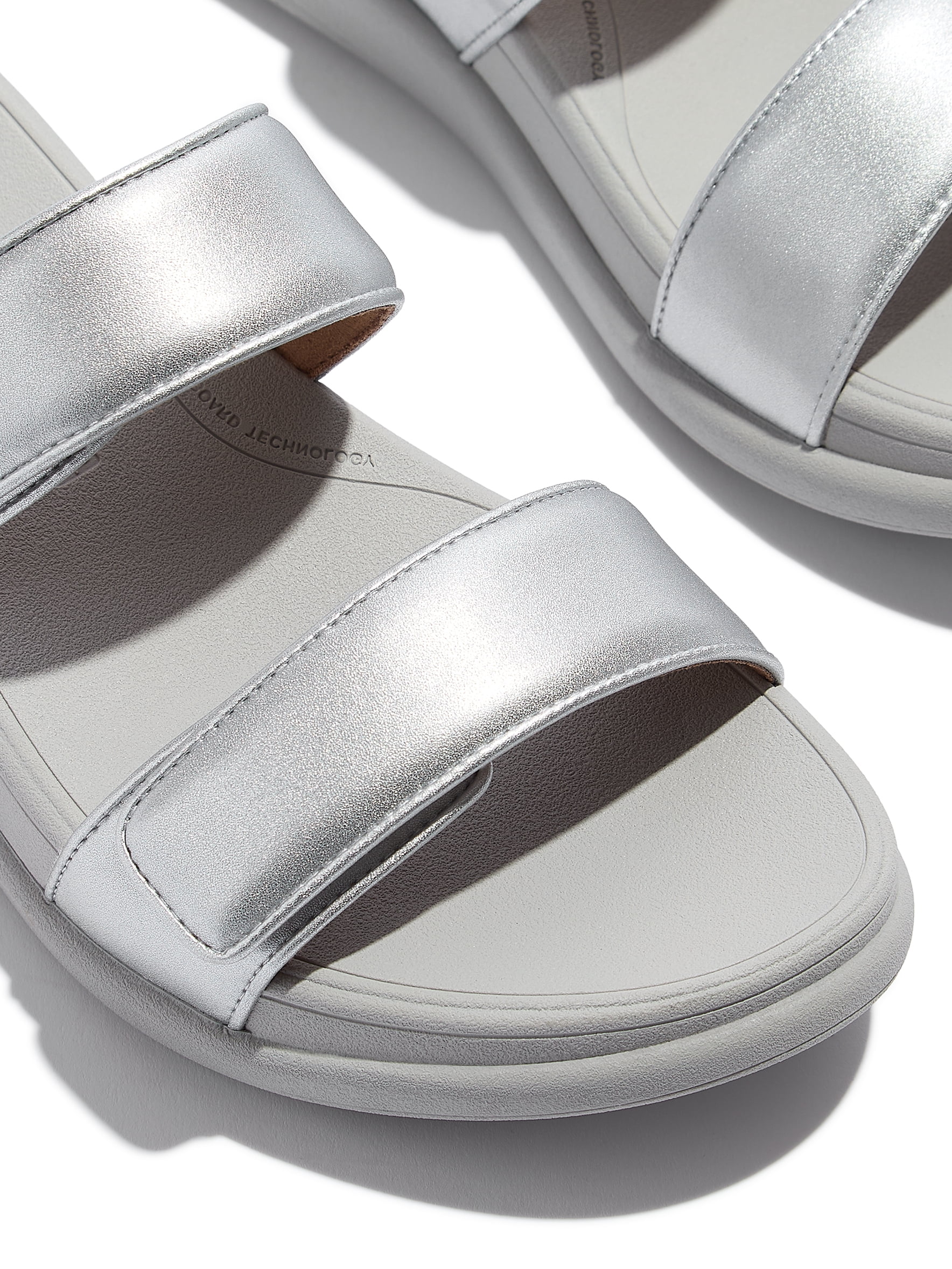 Fitflop Women's F-Mode Go Adjustable Flatform Two-Bar Slides