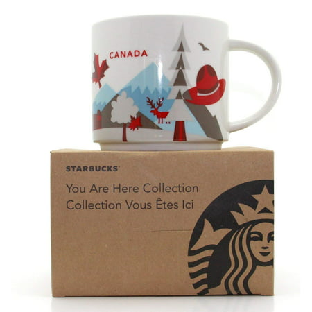 You Are Here Collection Canada Mug 011036487, Dishwasher and Microwave Safe By
