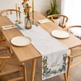 thumbnail image 3 of Christmas Cardinal Table Runner 36 Inches Long Farmhouse Dress Scarves, Winter Xmas Holly Pine Fruits Berry Dining Tablerunner for Coffee Table/Kitchen Island/Party Décor, Small 13" x 36", 3 of 8