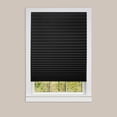 thumbnail image 2 of 1-2-3 Vinyl Room Darkening Window Pleated Shade - Black - 48x75 6 Pack, 2 of 3