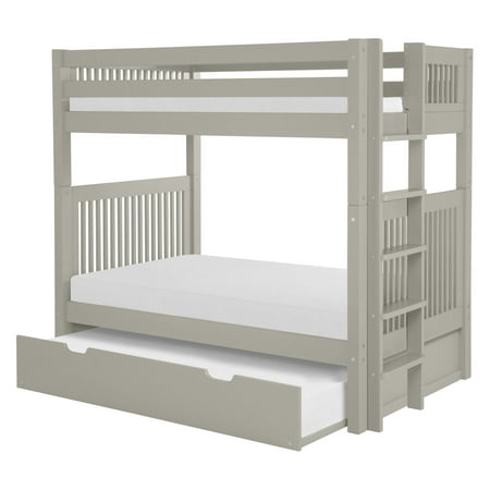 UPC 817394020015 product image for Camaflexi Twin over Twin Bunk Bed with Twin Trundle - Mission Headboard - Bed En | upcitemdb.com