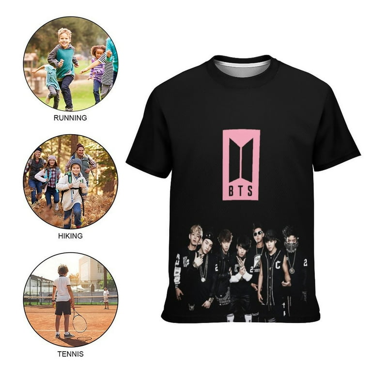 Korea BTS T Shirt. Novelty Kids T-Shirts. Round Neck