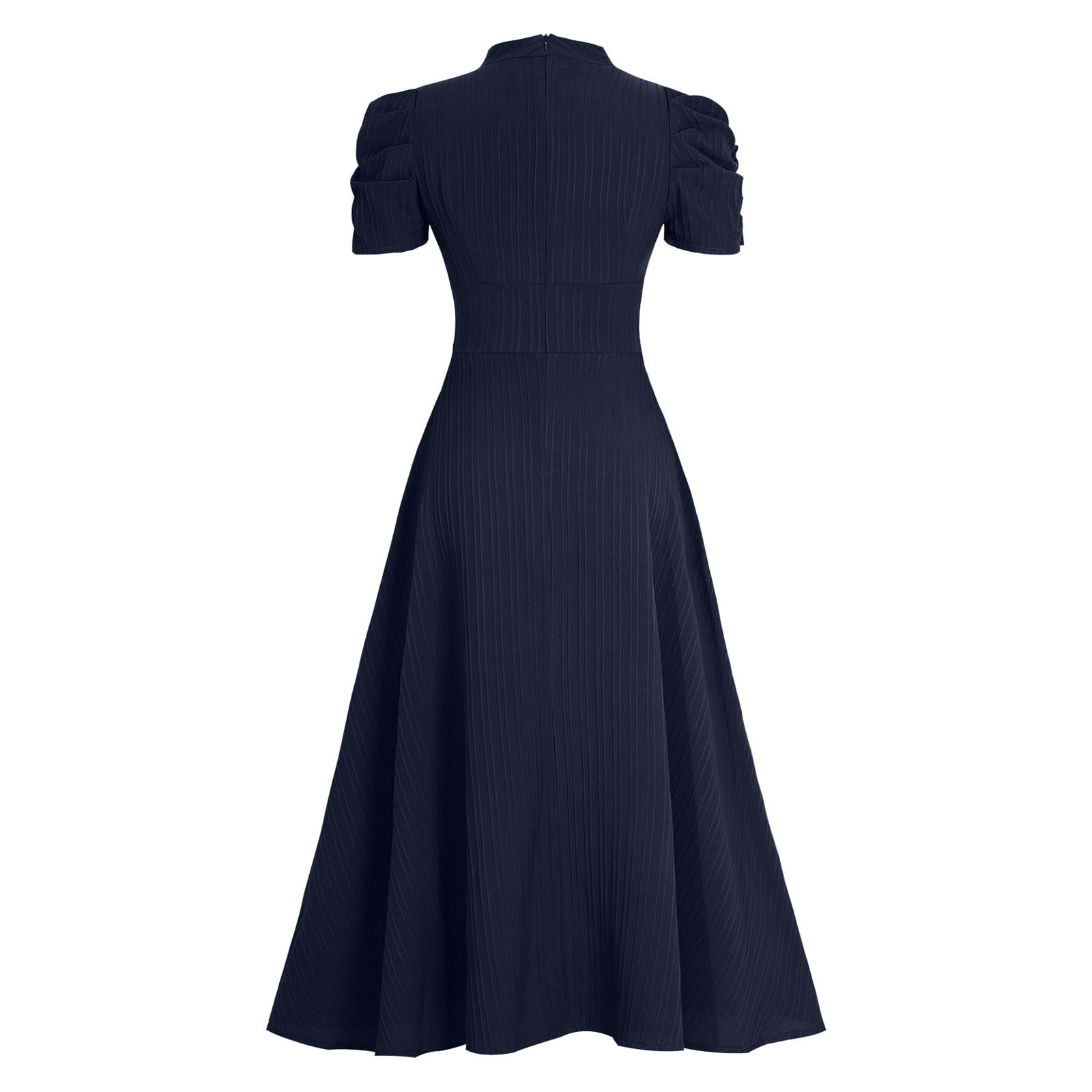 Women's Short Sleeve Dress High Waist V Neck Puff Sleeve Dresses Wedding Guest Formal Evening Party Maxi Dress Woman Dresses Casual Long Sleeve Dresses Casual for Women Petite Dresses for Women Summer