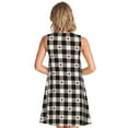 thumbnail image 7 of Spring Summer Dresses for Women 2025 - Black Plaid Heart Swimsuit Coverup Sundresses for Women, Beach Vacation Clothes for Women, Hawaiian Tshirt Dresses for Women, 7 of 7