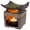 Style 1, variant on Ceramic Aromatherapy Stove Essential Oil Burner with Deep Bowl Design,Cedar and Zen Herb Burner Candle Melting Herb Purification and Teapot Warmer for Living Room Office
